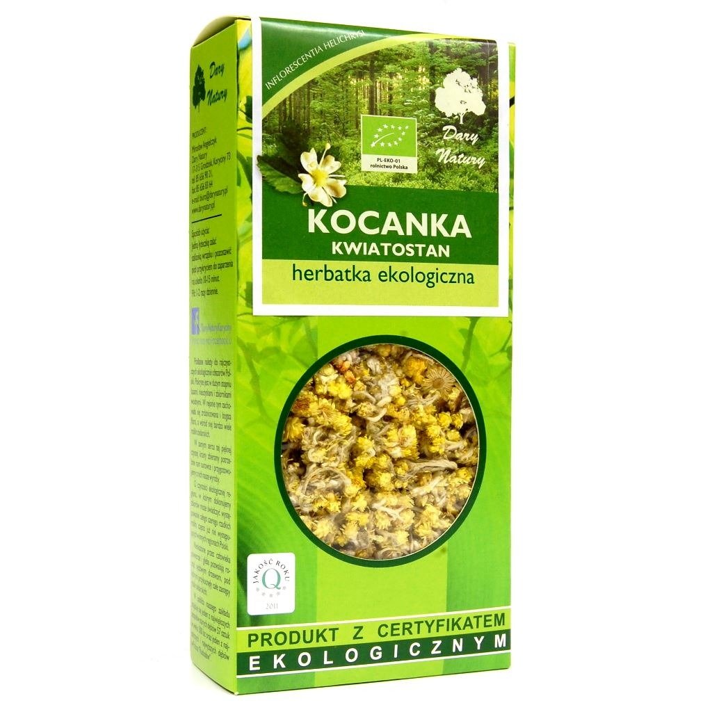 Herbatka kwiatostan kocanki BIO 25 g - DARY NATURY