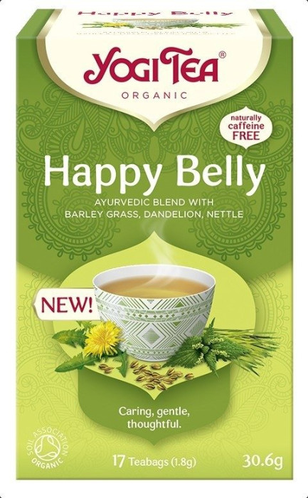 Herbatka lekki brzuch (happy belly) BIO (17 x 1,8 g) 30,6 g - YOGI TEA
