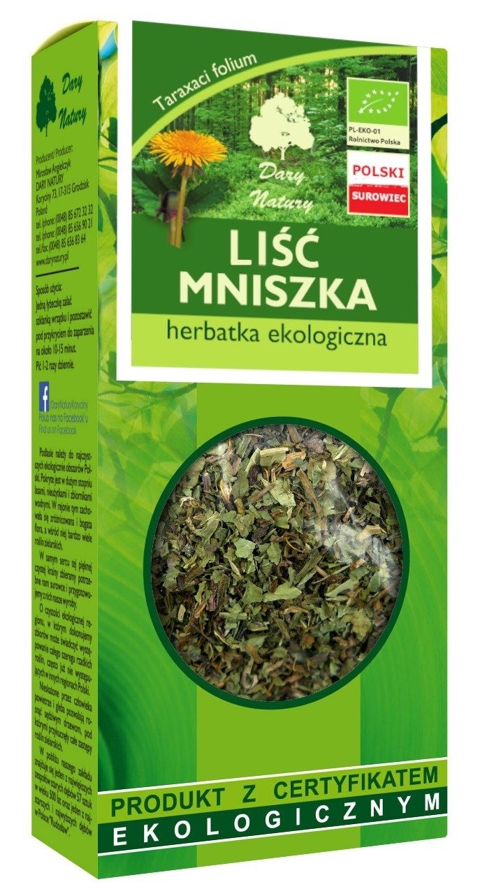 Herbatka&#x20;li&#x015B;&#x0107;&#x20;mniszka&#x20;BIO&#x20;25&#x20;g&#x20;-&#x20;DARY&#x20;NATURY