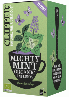 Herbatka miętowa (mighty mint) BIO (20 x 1,6 g) 32 g - CLIPPER