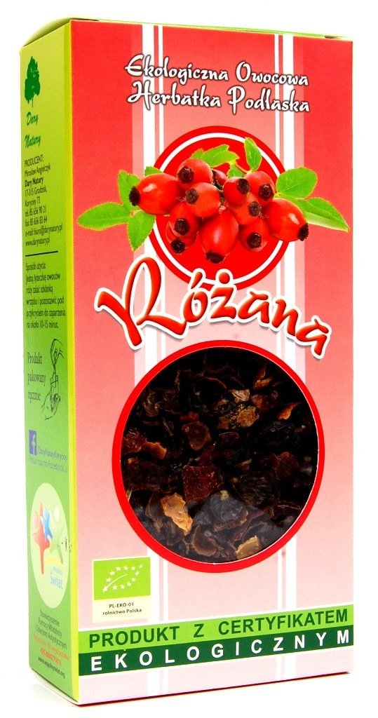 Herbatka różana BIO 100 g - DARY NATURY
