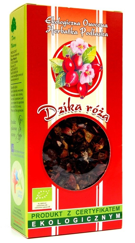Herbatka z dzikiej róży BIO 100 g - DARY NATURY
