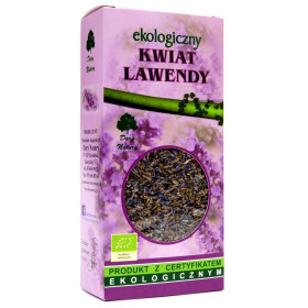 Herbatka z kwiatu lawendy BIO 50 g - DARY NATURY
