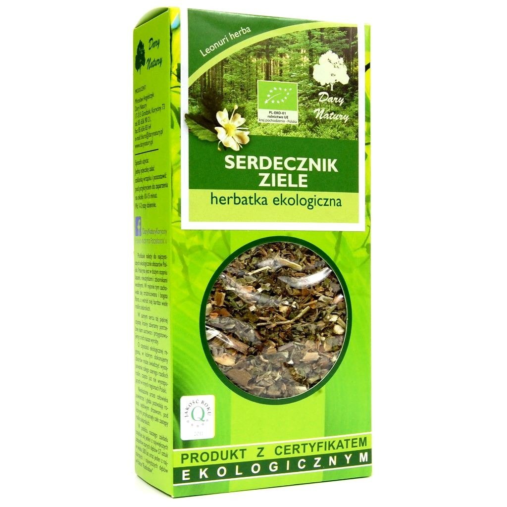 Herbatka ziele serdecznika BIO 50 g - DARY NATURY