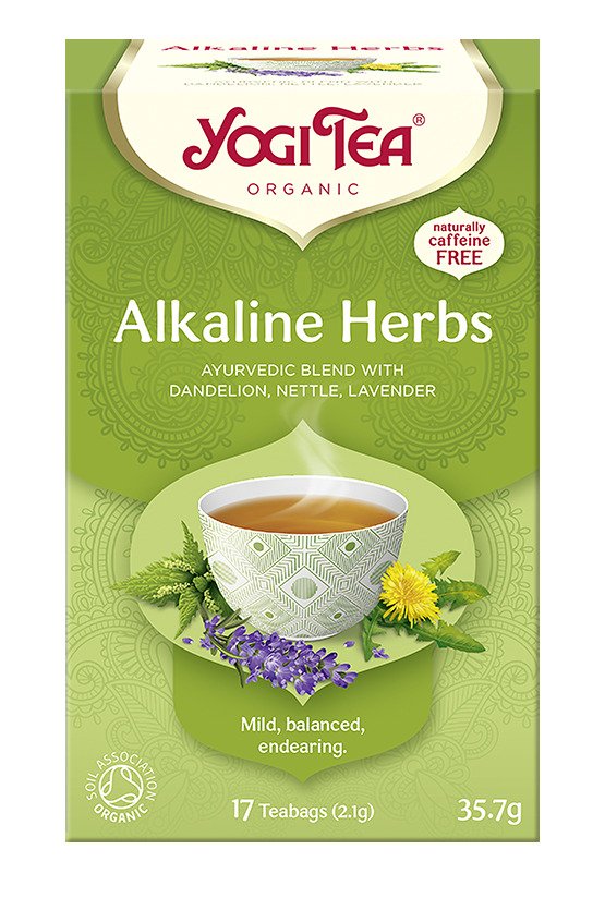 Herbatka zioła alkaliczne (alkaline herbs) BIO (17 x 2,1 g) 35,7 g - YOGI TEA
