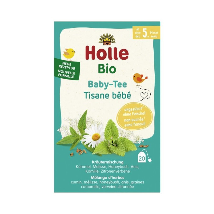 Herbatka ziołowa bezglutenowa od 5 miesiąca BIO (20 x 1,5 g) 30 g - HOLLE