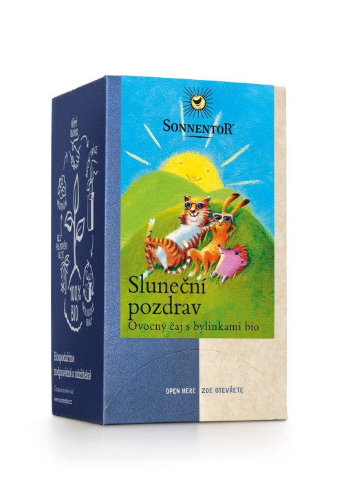 Herbatka ziołowo - owocowa witaj słoneczko (hello sunshine) BIO (18 x 2,5 g) 45 g - SONNENTOR
