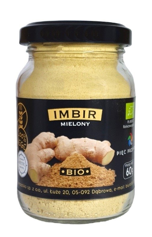 Imbir&#x20;mielony&#x20;bezglutenowy&#x20;BIO&#x20;60&#x20;g&#x20;-&#x20;PI&#x0118;&#x0106;&#x20;PRZEMIAN
