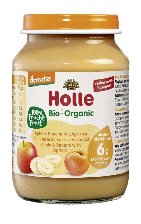 Jab&#x0142;ko&#x20;-&#x20;banan&#x20;-&#x20;morela&#x20;bez&#x20;dodatku&#x20;cukr&#xF3;w&#x20;bezglutenowe&#x20;od&#x20;6&#x20;miesi&#x0105;ca&#x20;demeter&#x20;BIO&#x20;190&#x20;g&#x20;&#x28;S&#x0141;OIK&#x29;&#x20;-&#x20;HOLLE