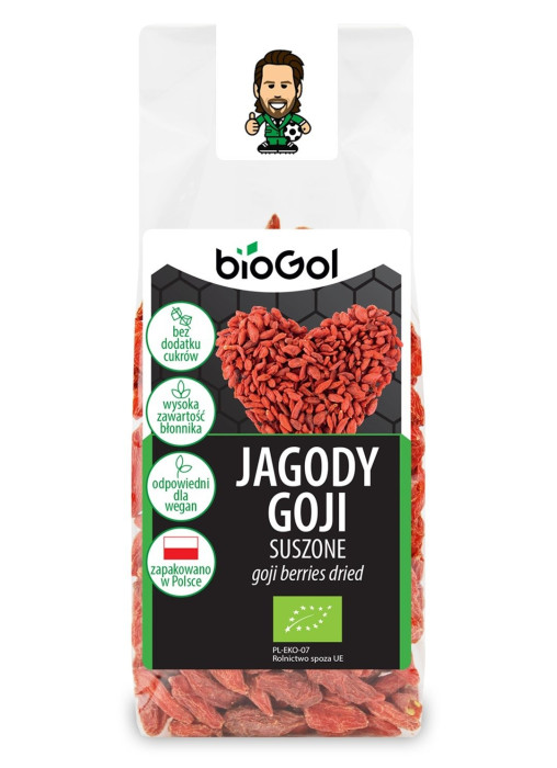 Jagody goji suszone BIO 100 g - BIOGOL