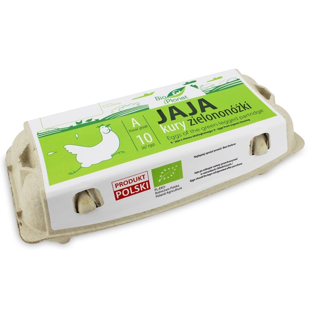 Jaja kury zielononóżki m BIO (10 szt.) - BIO PLANET