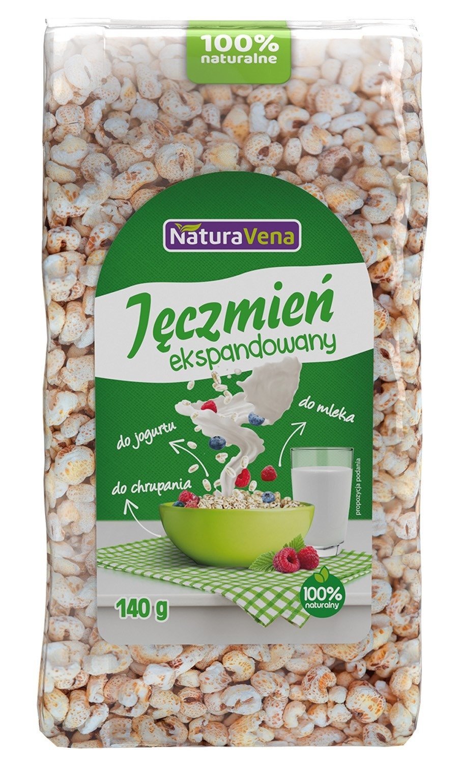 Jęczmień ekspandowany 140 g - NATURAVENA