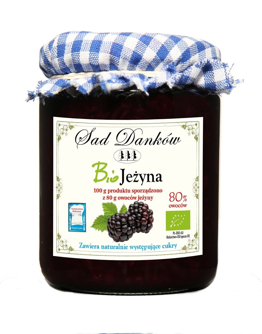 Jeżyna 80 % BIO 260 g - SAD DANKÓW