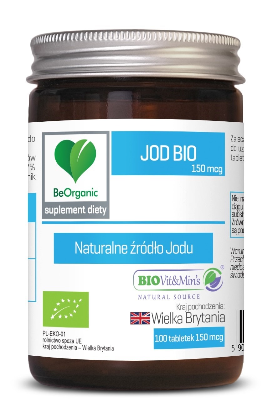 Jod BIO (150 mcg) 100 TABLETEK - BE ORGANIC