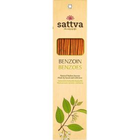 Kadzidełka indyjskie benzoes (15 szt.) 30 g - SATTVA (WELLNESS)