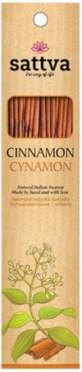 Kadzidełka indyjskie cynamon (15 szt.) 30 g - SATTVA (WELLNESS)
