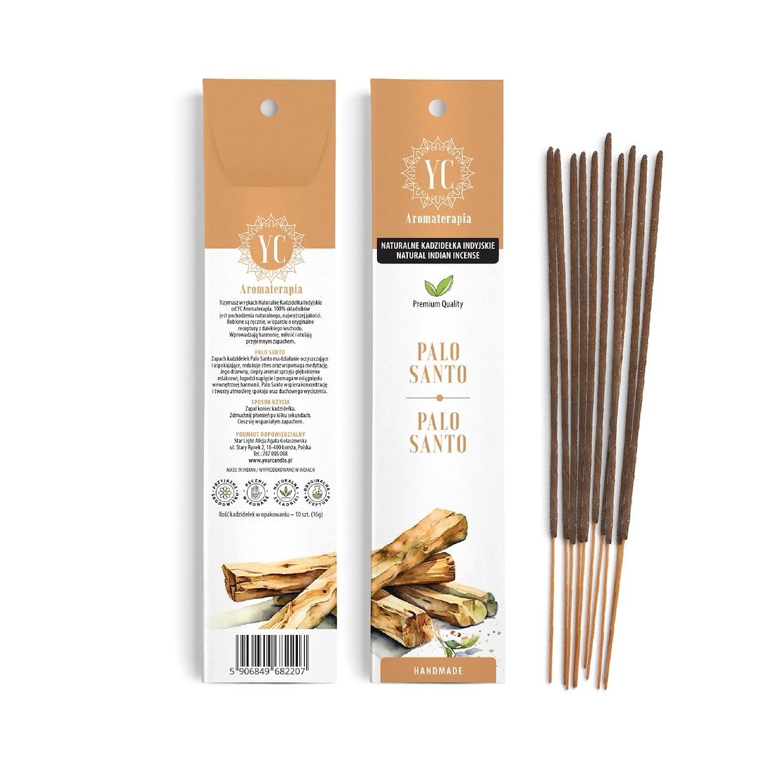 Kadzidełka indyjskie palo santo (10 szt.) 16 g - YOUR CANDLE