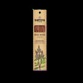 Kadzidełka indyjskie tulsi (15 szt.) 30 g - SATTVA (WELLNESS)