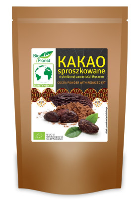Kakao sproszkowane o obniżonej zawartości tłuszczu BIO 200 g - BIO PLANET