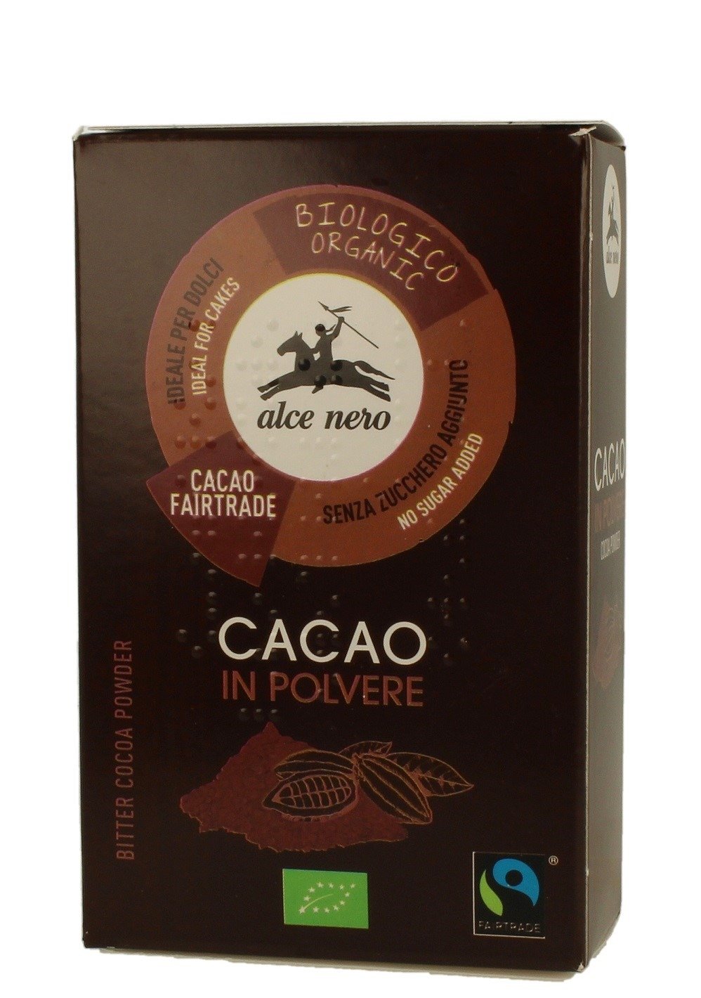 Kakao&#x20;w&#x20;proszku&#x20;fair&#x20;trade&#x20;BIO&#x20;75&#x20;g&#x20;-&#x20;ALCE&#x20;NERO