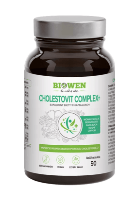 Kapsułki na prawidłowy poziom cholesterolu cholestovit complex+ 90 szt. - BIOWEN