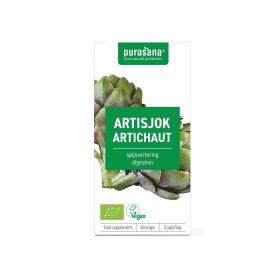 Karczoch ekstrakt BIO (300 mg) 60 KAPSUŁEK - PURASANA