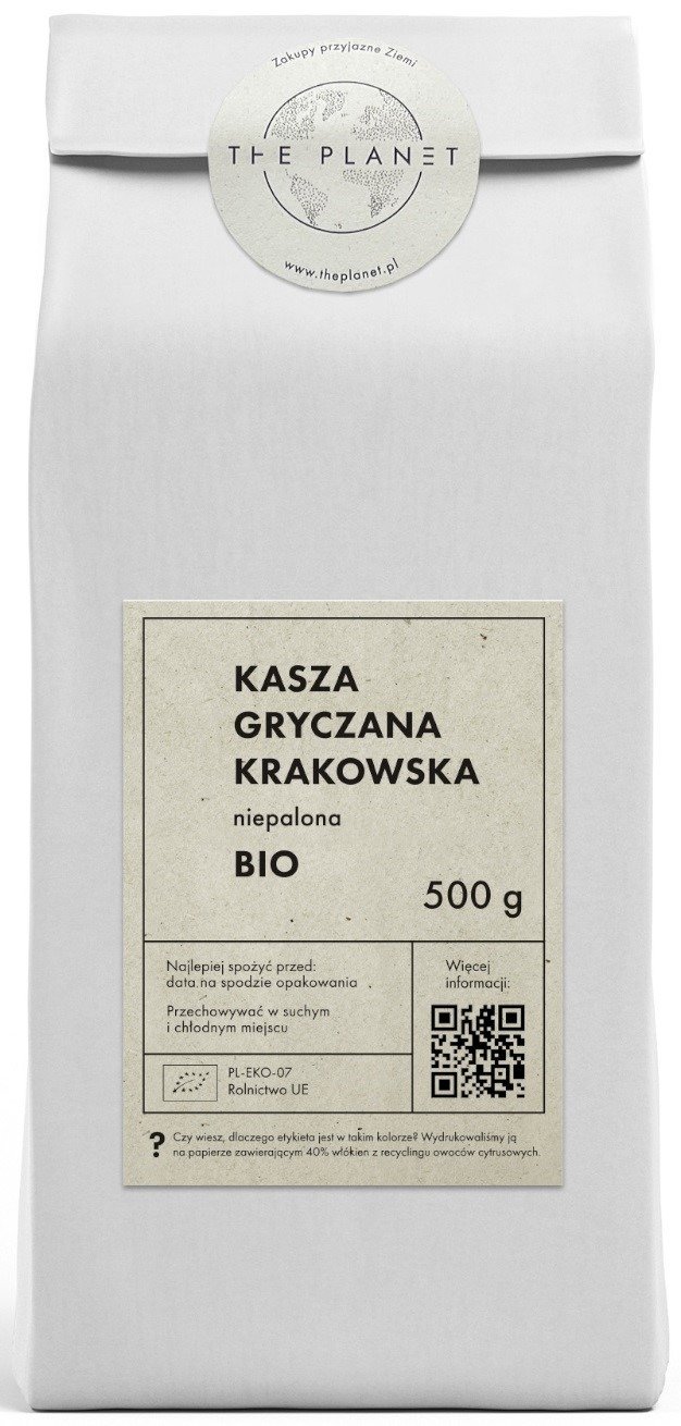 Kasza&#x20;gryczana&#x20;krakowska&#x20;niepalona&#x20;BIO&#x20;500&#x20;g&#x20;-&#x20;THE&#x20;PLANET