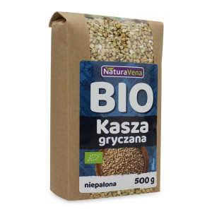 Kasza gryczana niepalona bezglutenowa BIO 500 g - NATURAVENA