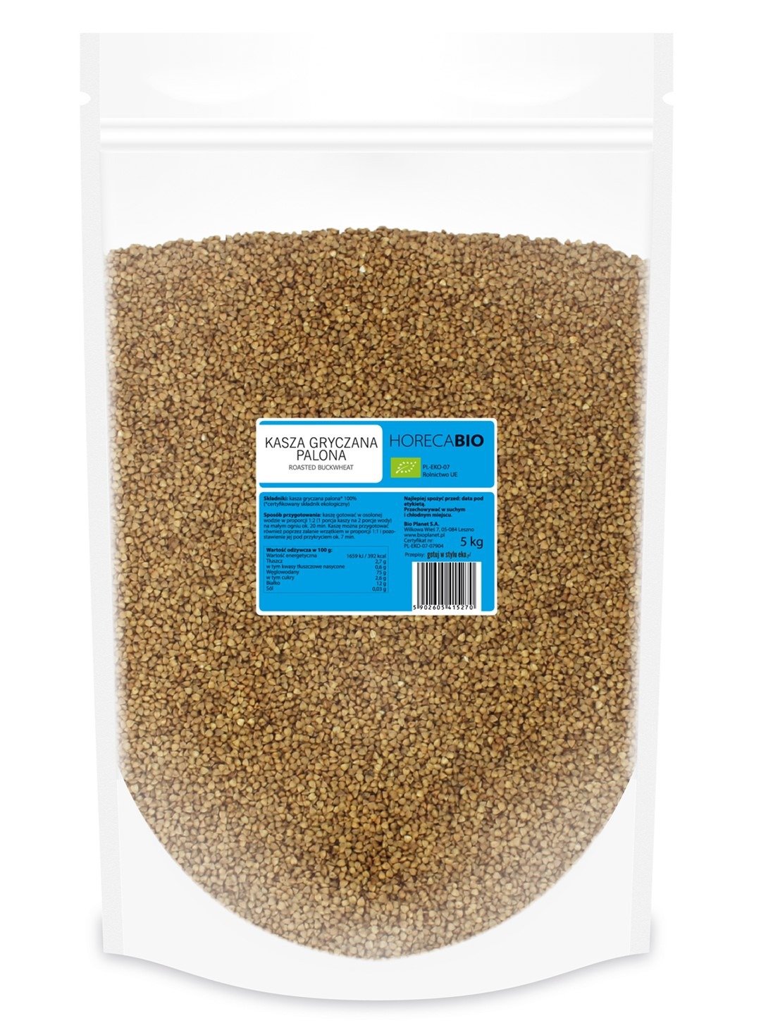 Kasza gryczana palona BIO 5 kg - HORECA (BIO PLANET)