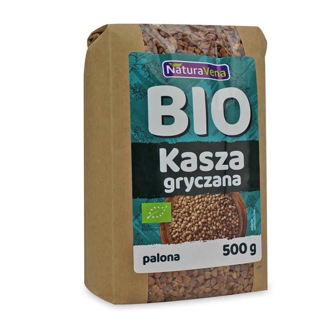 Kasza gryczana palona BIO 500 g - NATURAVENA