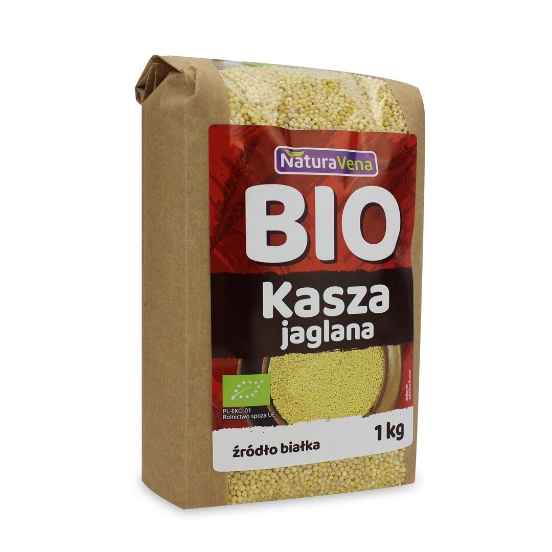 Kasza jaglana bezglutenowa BIO 1 kg - NATURAVENA