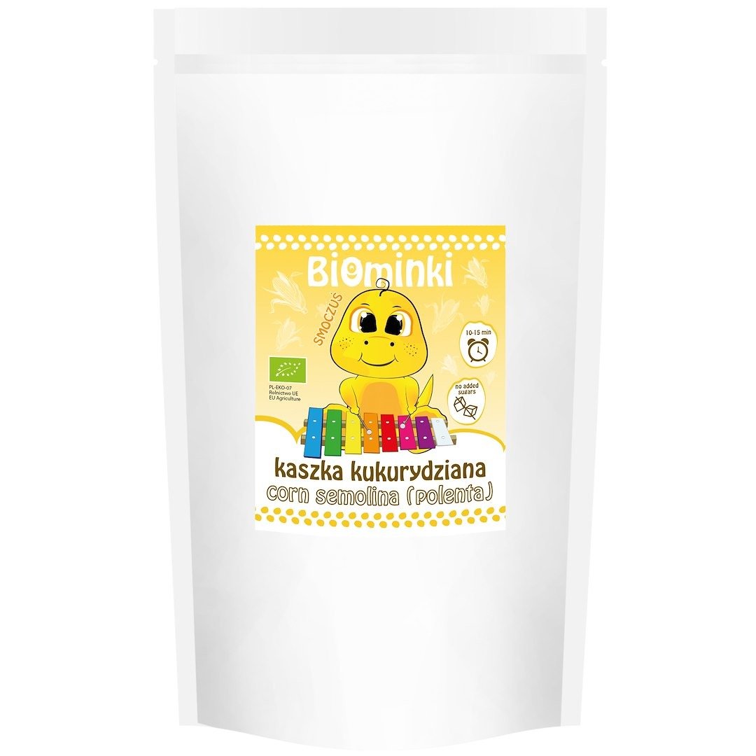 Kaszka kukurydziana bez dodatku cukrów BIO 500 g - BIOMINKI