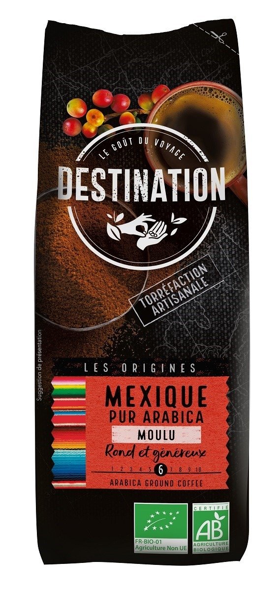 Kawa&#x20;mielona&#x20;arabica&#x20;100&#x20;&#x25;&#x20;meksyk&#x20;fair&#x20;for&#x20;life&#x20;BIO&#x20;250&#x20;g&#x20;-&#x20;DESTINATION