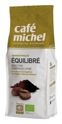 Kawa mielona arabica 100 % premium equilibre fair trade BIO 250 g - CAFE MICHEL