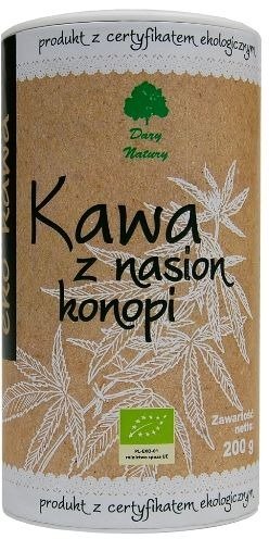 Kawa z nasion konopi BIO 200 g - DARY NATURY