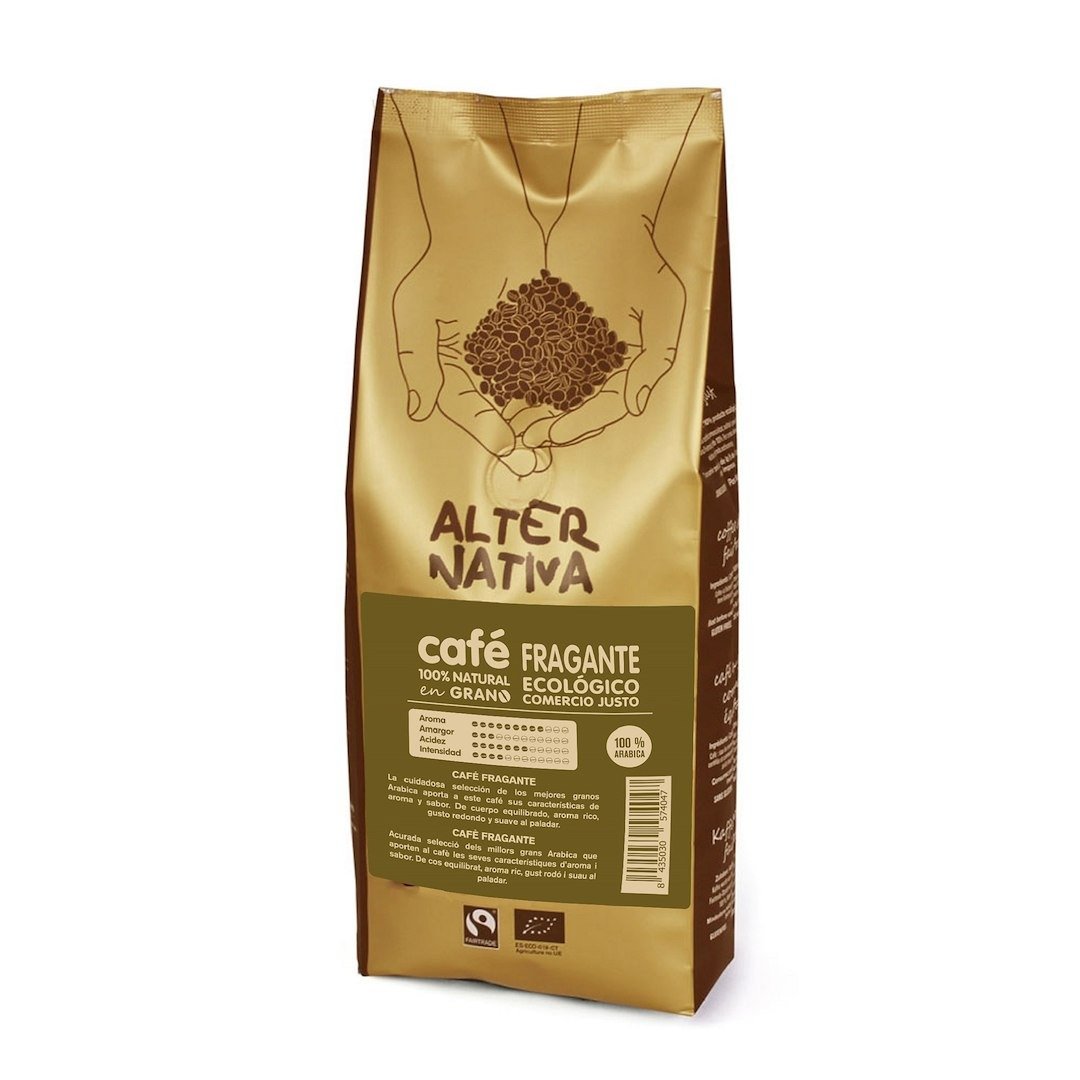Kawa ziarnista arabica 100 % fair trade bezglutenowa BIO 500 g - ALTERNATIVA3