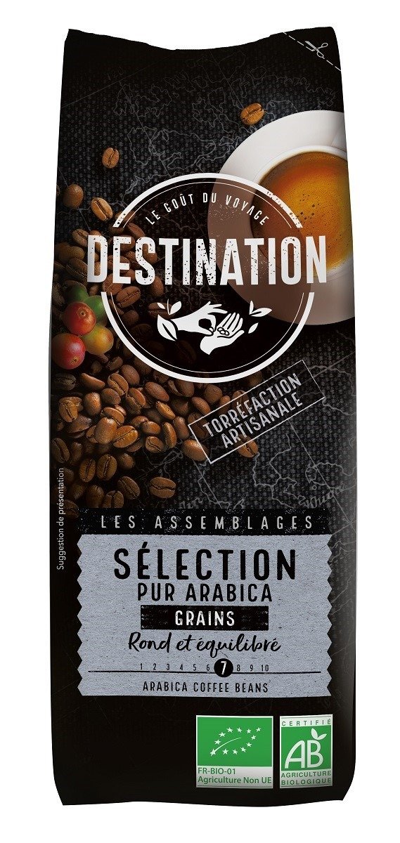 Kawa&#x20;ziarnista&#x20;arabica&#x20;100&#x20;&#x25;&#x20;selection&#x20;BIO&#x20;250&#x20;g&#x20;-&#x20;DESTINATION