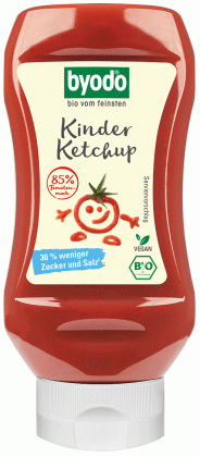 Ketchup dla dzieci bezglutenowy BIO 300 ml - BYODO