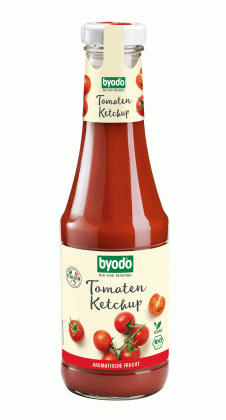 Ketchup łagodny bezglutenowy BIO 500 ml - BYODO