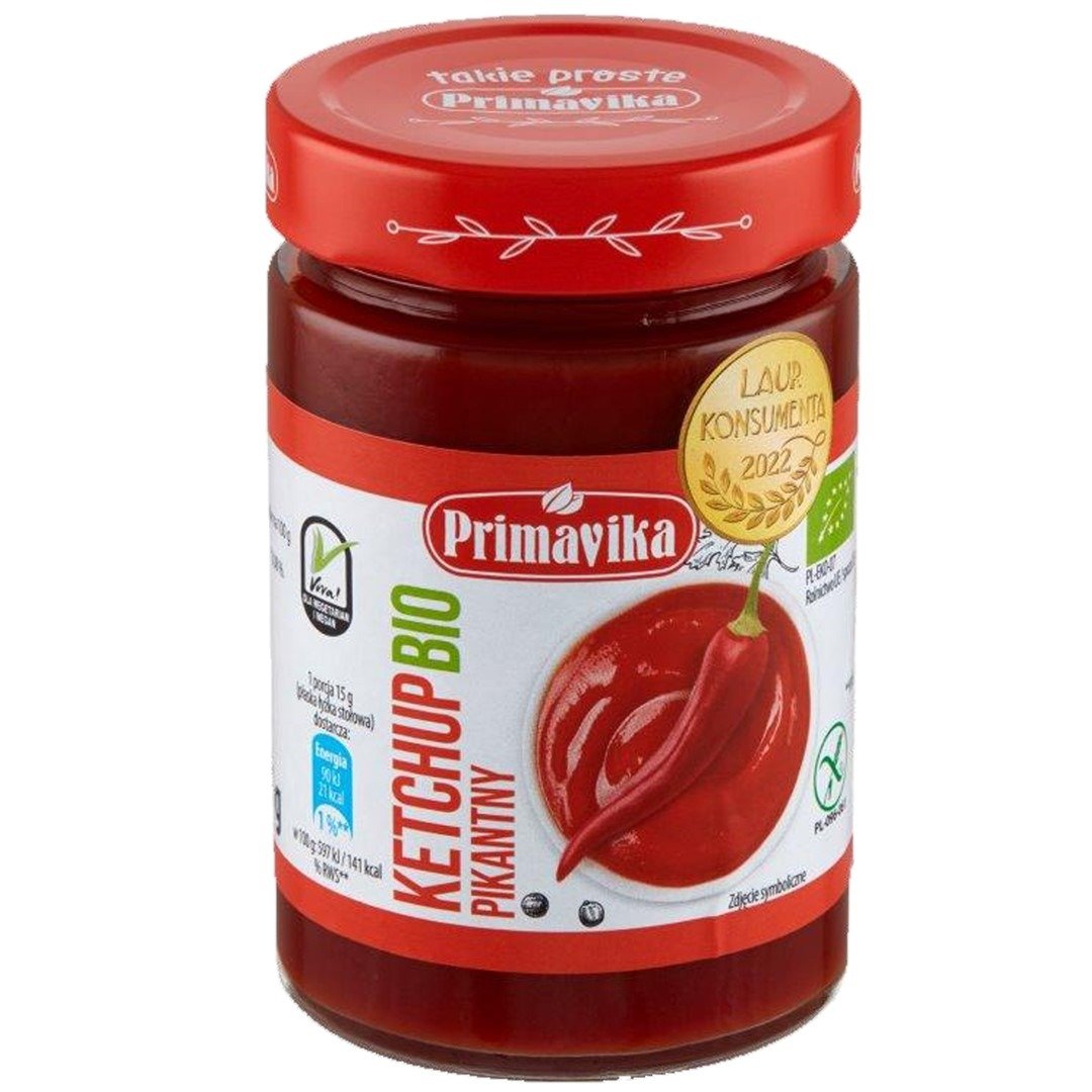 Ketchup&#x20;pikantny&#x20;bezglutenowy&#x20;BIO&#x20;315&#x20;g&#x20;-&#x20;PRIMAVIKA
