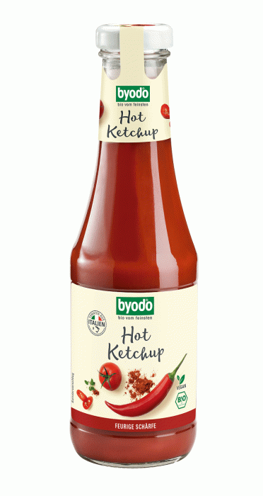 Ketchup pikantny bezglutenowy BIO 500 ml - BYODO