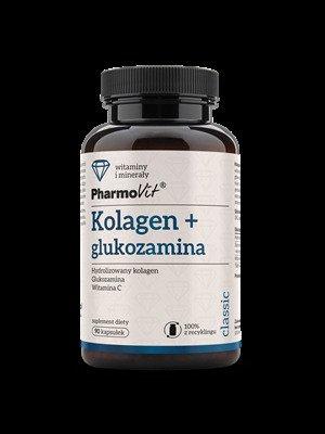 Kolagen + glukozamina 90 kapsułek - PHARMOVIT (CLASSIC)