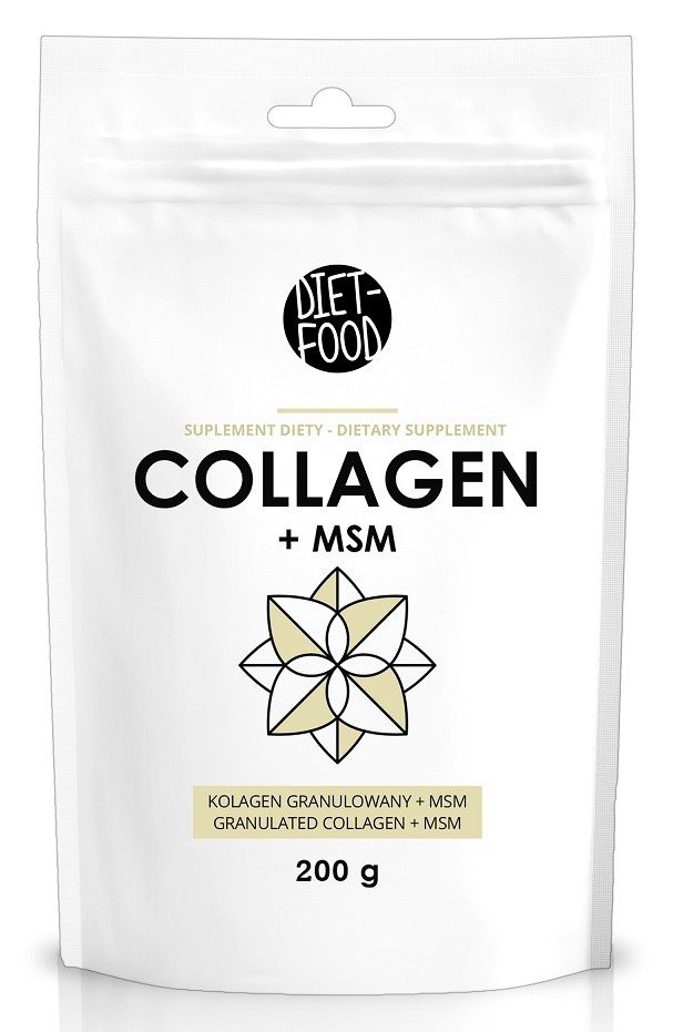 Kolagen + msm instant w proszku 200 g - DIET-FOOD