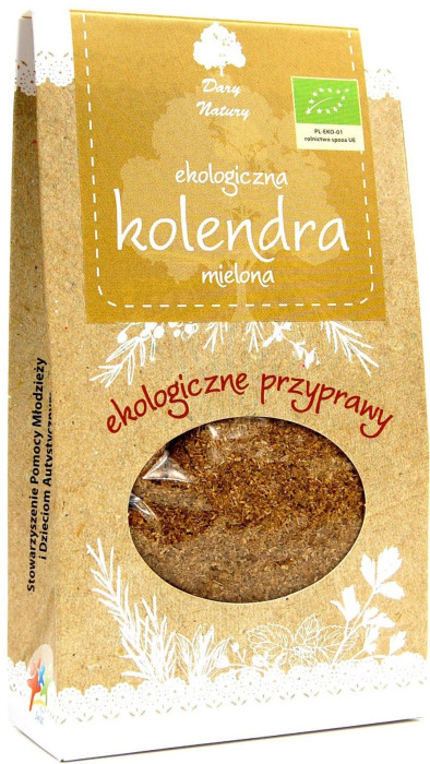Kolendra mielona BIO 30 g - DARY NATURY