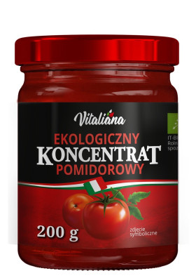 Koncentrat pomidorowy 22 % BIO 200 g - VITALIANA
