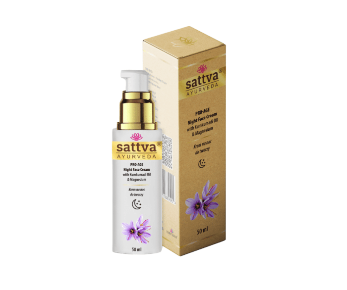 Krem do twarzy pro-age na noc 50 ml - SATTVA (AYURVEDA)