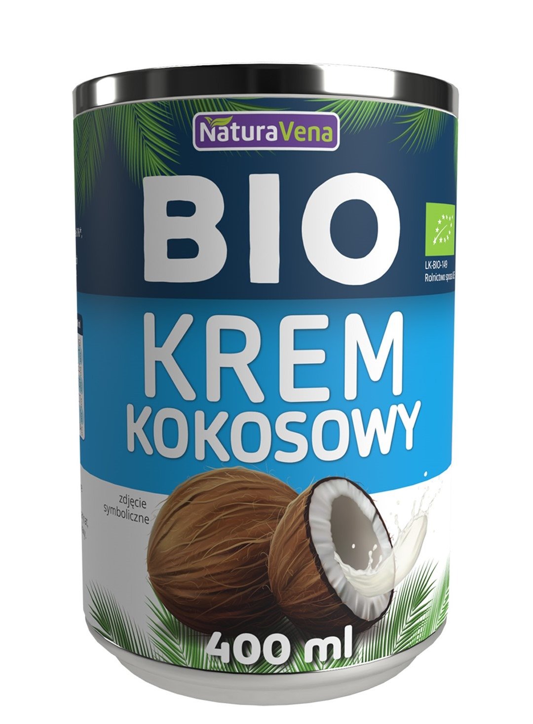 Krem&#x20;kokosowy&#x20;17&#x20;&#x25;&#x20;BIO&#x20;400&#x20;ml&#x20;-&#x20;NATURAVENA
