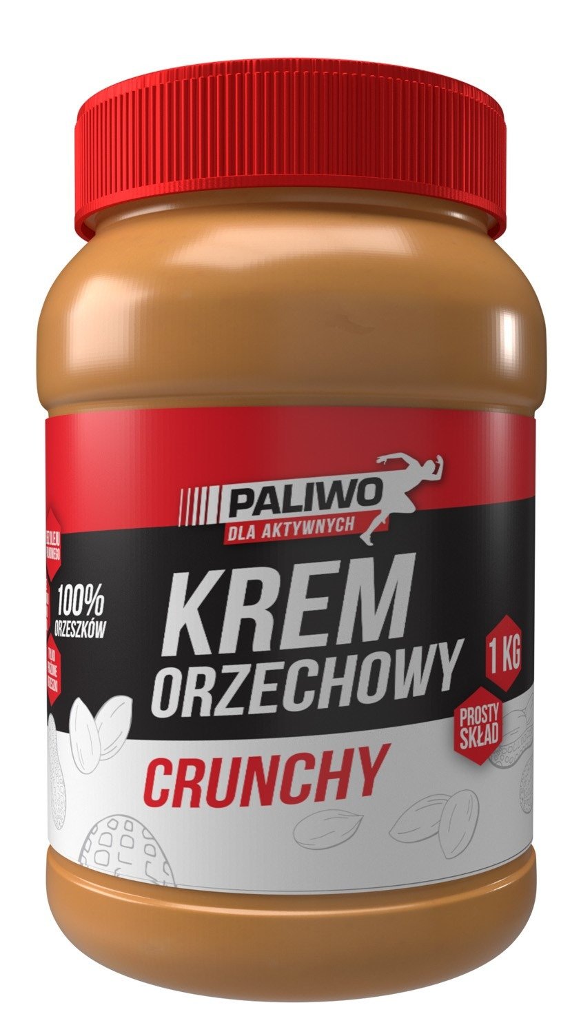 Krem&#x20;orzechowy&#x20;crunchy&#x20;100&#x20;&#x25;&#x20;bez&#x20;dodatku&#x20;soli&#x20;i&#x20;cukr&#xF3;w&#x20;1&#x20;kg&#x20;&#x20;-&#x20;PALIWO&#x20;DLA&#x20;AKTYWNYCH