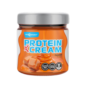 Krem proteinowy o smaku karmelowym bez dodatku cukru bezglutenowy 200 g - MAXSPORT