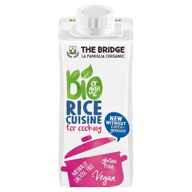 Krem ryżowy do gotowania bez dodatku cukrów bezglutenowy BIO 200 ml - THE BRIDGE